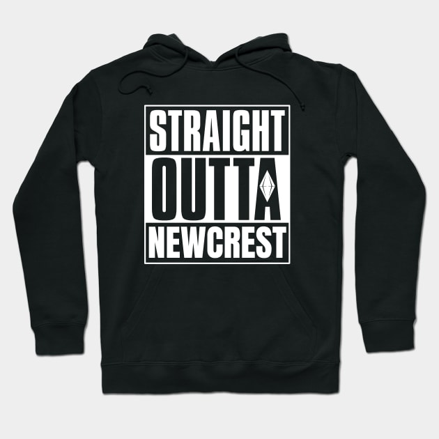 Straight Outta Newcrest Hoodie by S3_Illustration